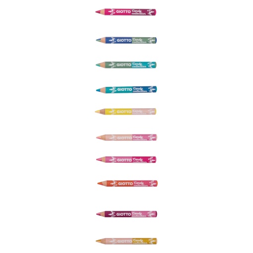 Lápis de Cor GIOTTO Candy Collection Magic Duo caixa com 10