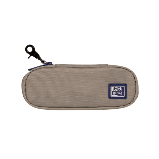Estojo Escolar OXFORD B-hook Cinza