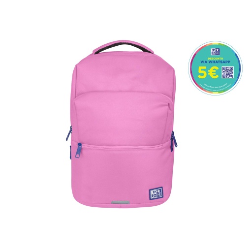 Mochila OXFORD B-ready Rosa 42x30x15cm