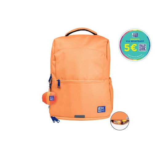 Mochila OXFORD B-out PEACH 42x30x20cm