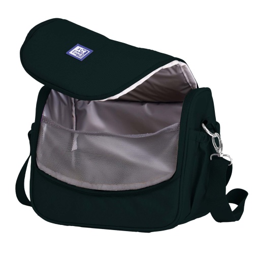 Lancheira térmica OXFORD B-Foodie preta 25x22x16 cm