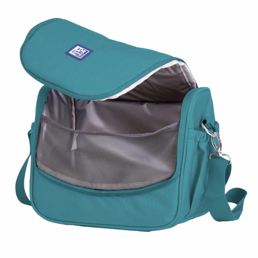 Lancheira Térmica OXFORD B-foodie Aqua 25x22x16cm