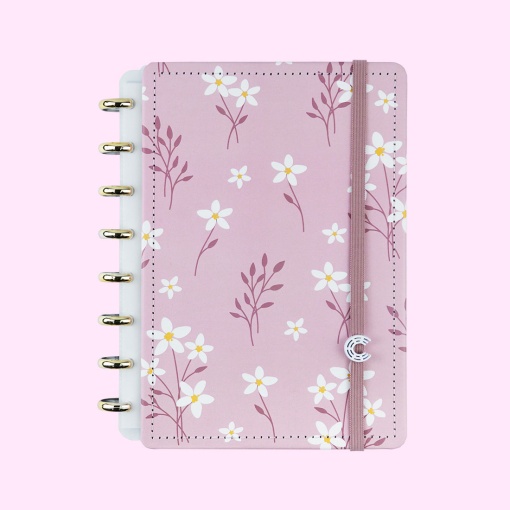 CADERNO INTELIGENTE A5 Pautado Pink Blossom