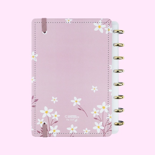 CADERNO INTELIGENTE A5 Pautado Pink Blossom