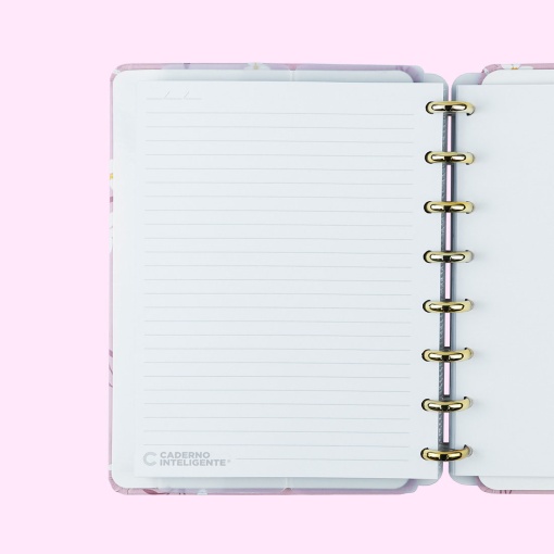 CADERNO INTELIGENTE A5 Pautado Pink Blossom