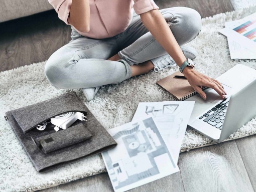 Bolsa para Portátil/Tablet 16,4'' DURABLE Effect 40,5x30cm Preta