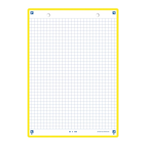 Ficha de Revisão 2.0 A5 Quadriculada OXFORD Amarelo 30 unidades