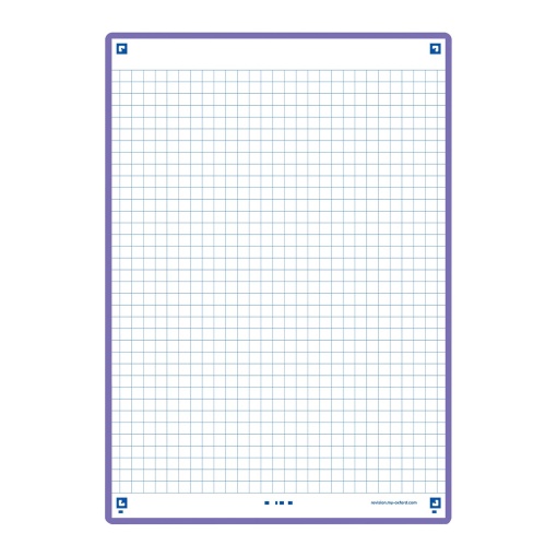 Ficha de Revisão 2.0 A5 Quadriculada OXFORD Roxo 30 unidades
