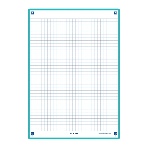 Ficha de Revisão 2.0 A5 Quadriculada OXFORD Ice Mint 30 unidades