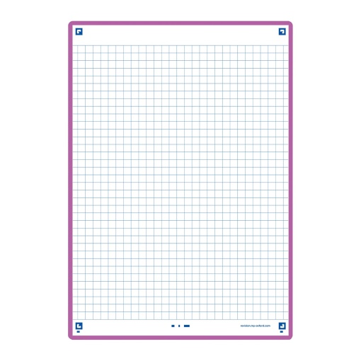 Ficha de Revisão 2.0 A5 Quadriculada OXFORD Lilás 30 unidades