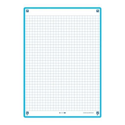 Ficha de Revisão 2.0 A5 Quadriculada OXFORD Turquesa 30 unidades