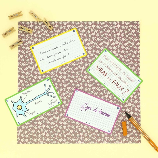 Flashcard 2.0 A7 pautado OXFORD rosa 30 unidades