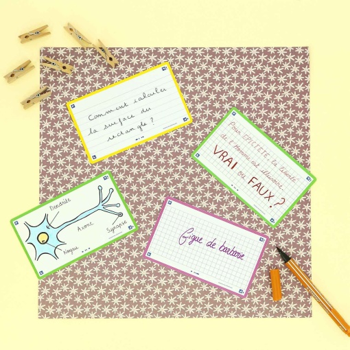 Flashcard 2.0 A7 pautado OXFORD verde 30 unidades