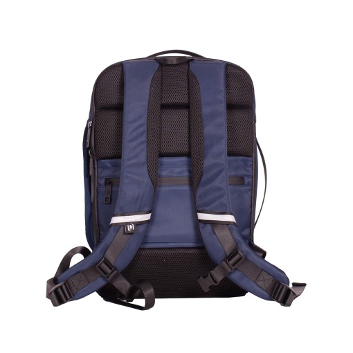 Mochila de viagem OXFORD Identity Executive azul marinho adaptável a trolley