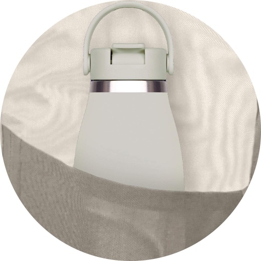 Mochila de viagem OXFORD Identity Executive bege adaptável a trolley