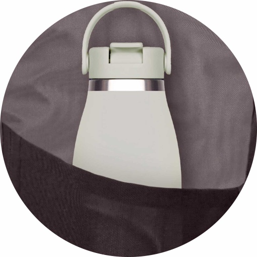 Mochila de viagem OXFORD Identity Executive cinza adaptável a trolley