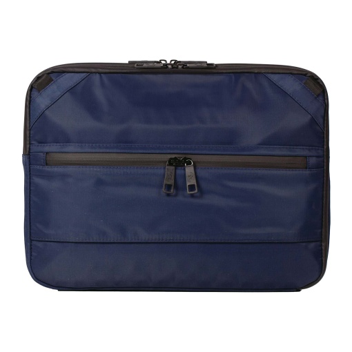 Oxford Identity 15.6" laptop bag, navy blue, trolley compatible.