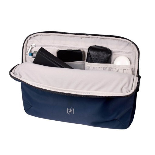 Oxford Identity 15.6" laptop bag, grey, adaptable to a trolley.