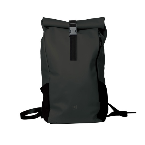 Mochila de Viagem OXFORD Identity Roll Top Preta Adaptável a Trolley