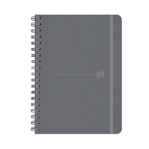 Caderno B5 capa dura espiral OXFORD Identity pontilhado 96 folhas sortido