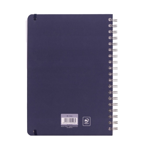 Caderno B5 capa dura espiral OXFORD Identity pontilhado 96 folhas sortido