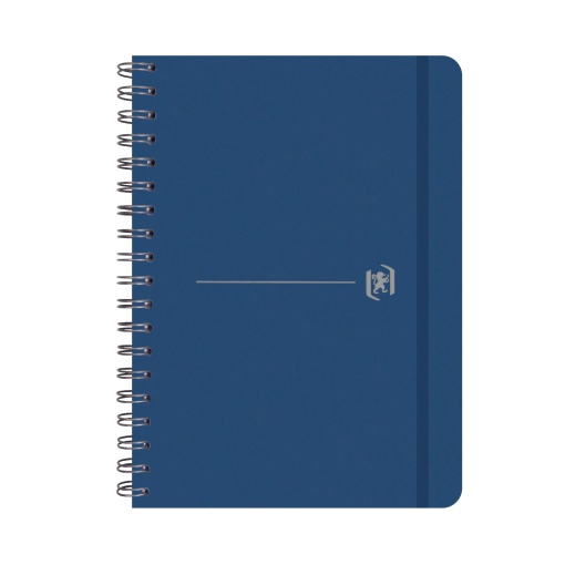 Caderno B5 capa dura espiral OXFORD Identity pontilhado 96 folhas sortido