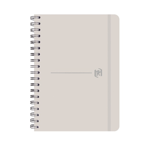 Caderno B5 capa dura espiral OXFORD Identity pontilhado 96 folhas sortido