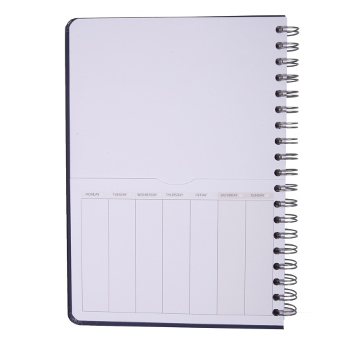 Caderno B5 capa dura espiral OXFORD Identity pontilhado 96 folhas sortido