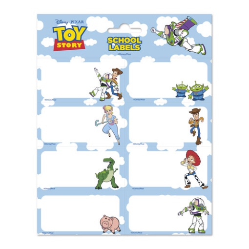 Etiquetas Escolares DISNEY PIXAR Toy Story 16 unidades