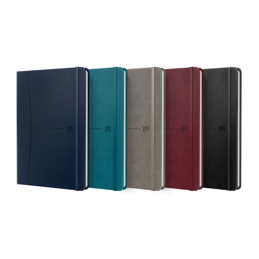 Caderno A5 Capa Dura Espiral OXFORD SIGNATURE CLASSIC LISO 80 folhas 90g Sortido