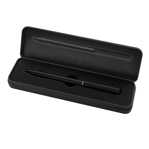 Esferográfica PELIKAN Ineo pedra preta com caixa de metal