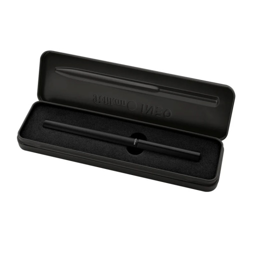 PELIKAN Ineo Black Stone M fountain pen with metal case