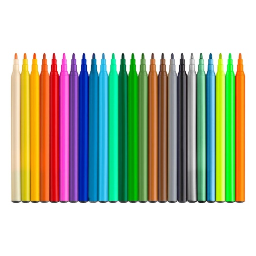 Canetas de Feltro FABER-CASTELL Dinossauro (18+6 unidades)