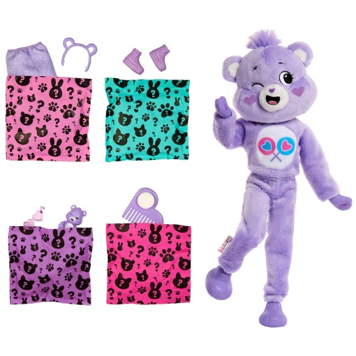 BARBIE Cutie Reveal Ursos Amorosos Roxo MATTEL