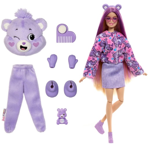 BARBIE Cutie Reveal Ursos Amorosos Roxo MATTEL
