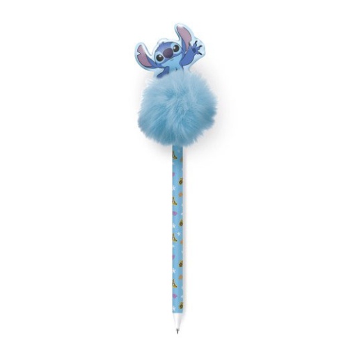 Esferográfica com Pompom DISNEY Stitch Tropical