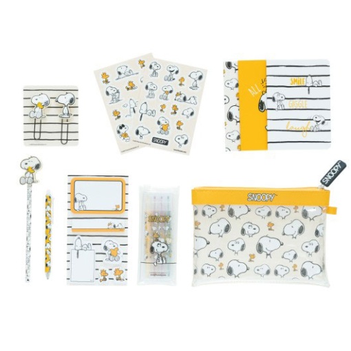 Conjunto Escolar SNOOPY 14 Peças