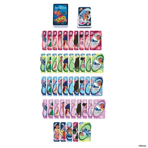 Uno Disney's Lilo & Stitch MATTEL Games