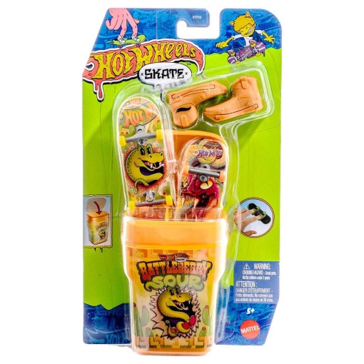 Hot Wheels Skate de Dedos 2 unidades com frasco de aroma Rattleberry Sour MATTEL HTP10/HWN50