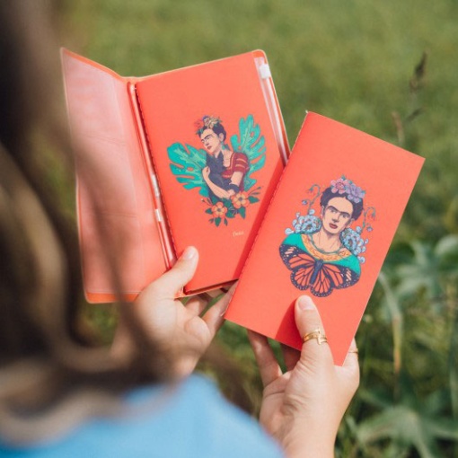 Bloco de notas Frida Kahlo Viva A Vida