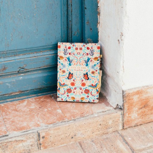 Conjunto Caderno A5 + Esferográfica Frida Kahlo