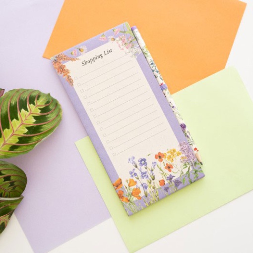 Bloco de notas Magnético WILD Flowers