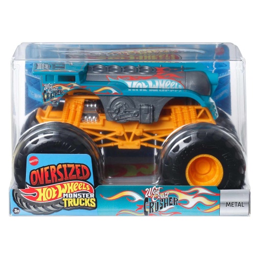 Hot Wheels Monster TRUCK metalizado WEST Coast Crusher MATTEL FYJ83/JDR12