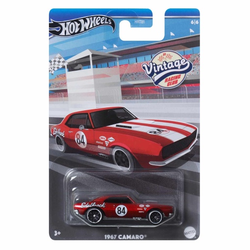 Hot Wheels Carro de Corrida Vintage Metalizado miniatura sortido MATTEL HRT81