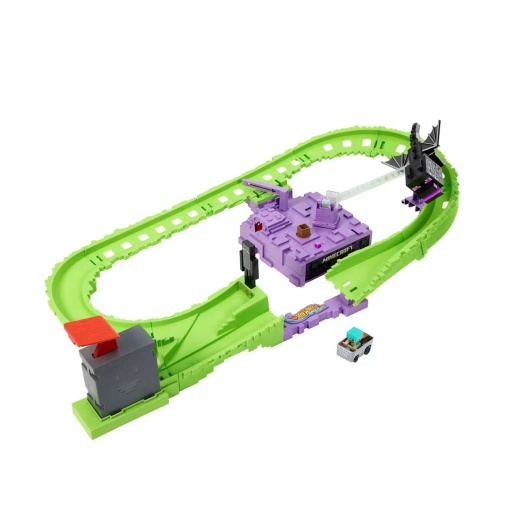 Hot Wheels Racerverse MINECRAFT Track Set MATTEL JFP34