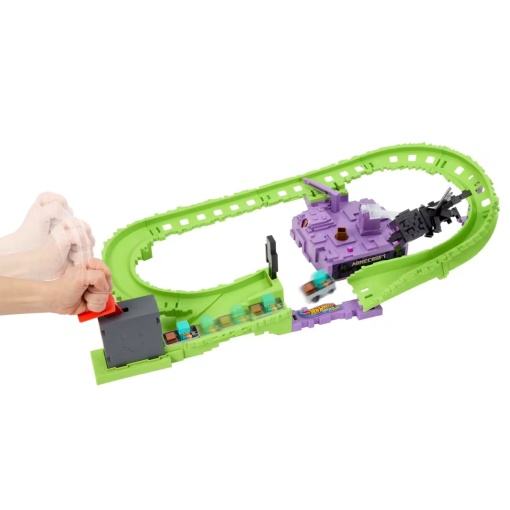 Hot Wheels Racerverse MINECRAFT Track Set MATTEL JFP34