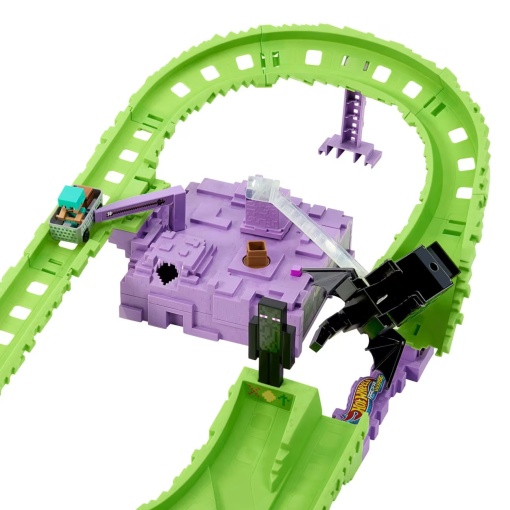 Hot Wheels Racerverse MINECRAFT Track Set MATTEL JFP34