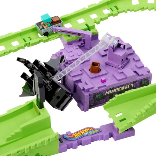 Hot Wheels Racerverse MINECRAFT Track Set MATTEL JFP34