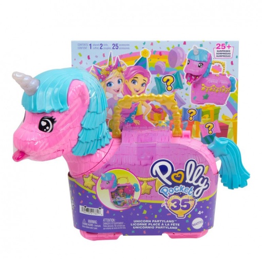 POLLY Pocket Terra da Diversão do Unicórnio MATTEL