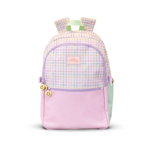 Mochila com lancheira FIRMO Eco Sparkle Smiles 45x31x18cm